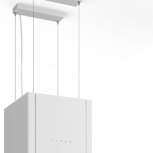Klarstein Velaire Campana Extractora de Techo A++ 601 m³/h Blanco