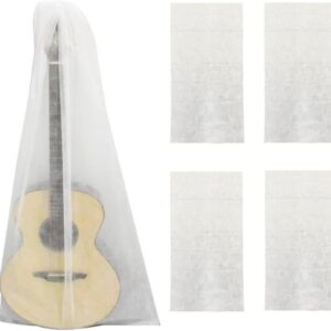 Pack 4 fundas antipolvo para guitarra (120x60 cm)