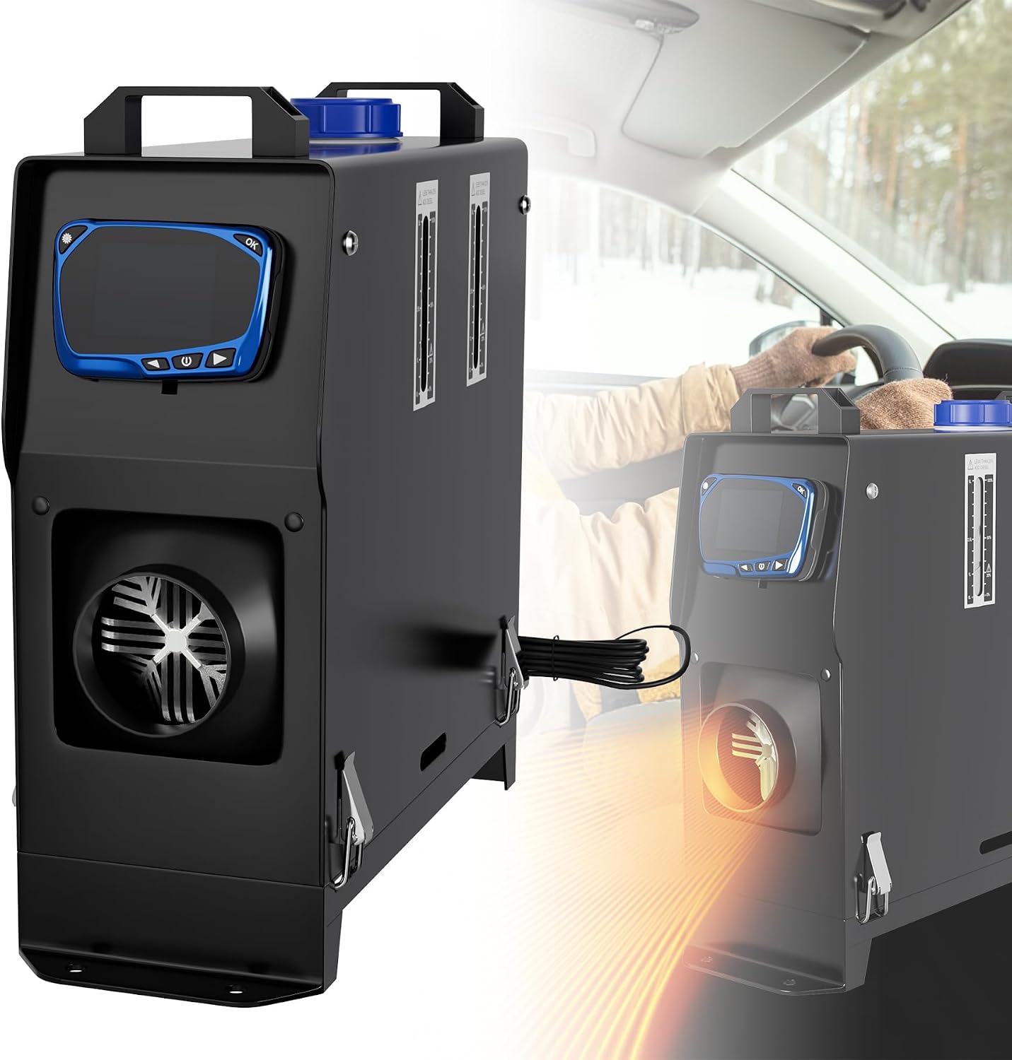 Calentador diésel 12V 5kW Froadp con mando a distancia
