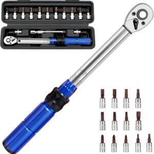 Juego llaves dinamométricas 15 piezas 1/4'' para bici y moto