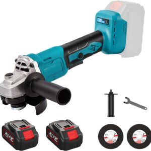 Amoladora Angular 1000W GAGAFEEL 125mm con 2 Baterías