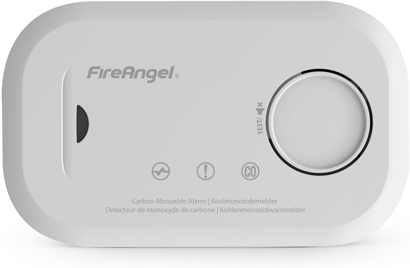 FireAngel FA6813 - Detector de CO con 10 años de vida útil