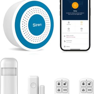Alarma WiFi PGST 5 piezas con sirena 100dB y Alexa