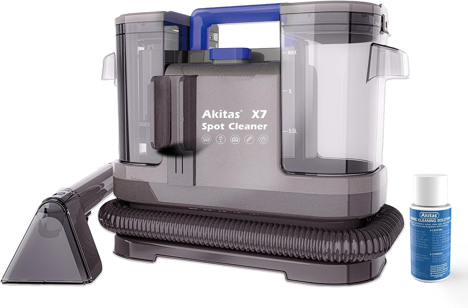 Akitas X7 600W Aspiradora de Agua con Autolimpieza 14kPa