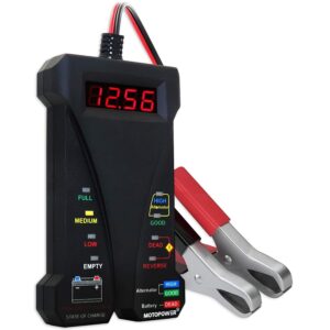 MOTOPOWER MP0514A-UK Comprobador 12V de Batería y Alternador