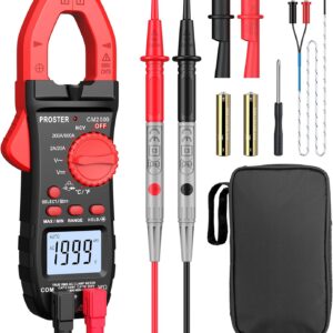 Proster Pinza Amperimétrica 600A con TRMS y NCV