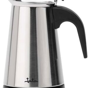 Jata HCAF2259 - Cafetera italiana de inducción 9 tazas acero inoxidable