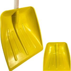 Crisalide Pala profesional ligera en ABS amarillo para nieve y tierra