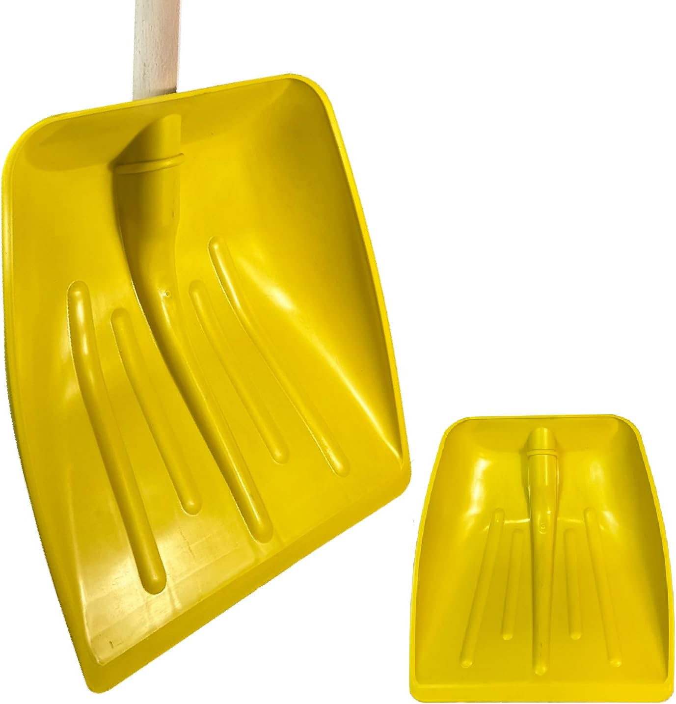 Crisalide Pala profesional ligera en ABS amarillo para nieve y tierra