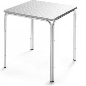 Mesa jardín cuadrada aluminio Notting Hill - Oviala