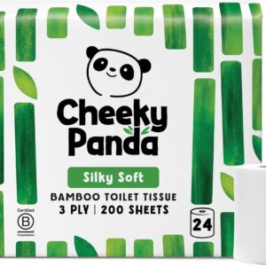 Papel higiénico de bambú The Cheeky Panda | 24 rollos