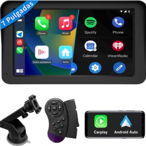 Pantalla táctil 7" CarPlay/Android Auto inalámbrico