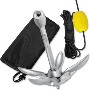 Froadp Ancla plegable hierro fundido galvanizado 10m - Kit completo