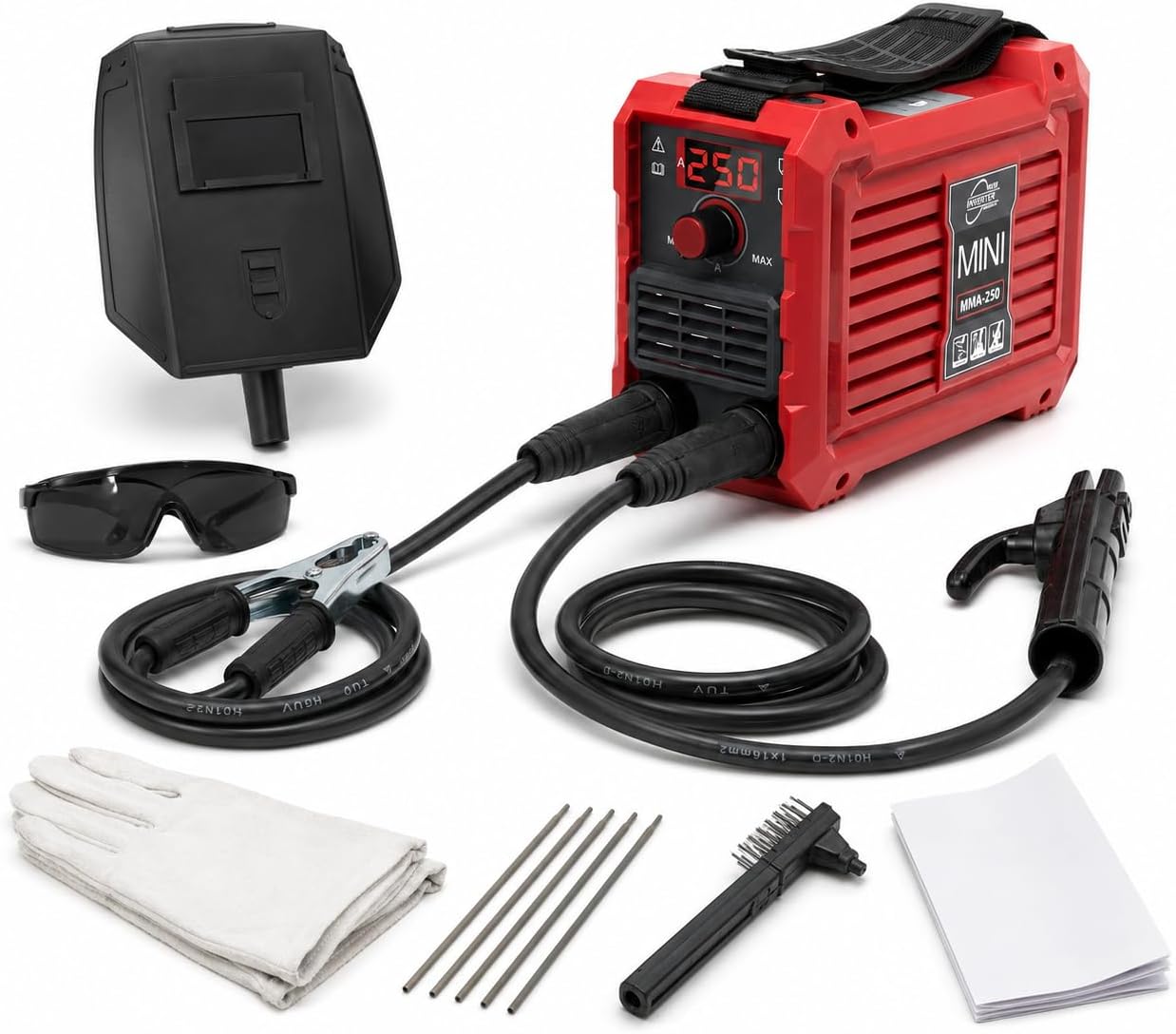 Soldadora inverter MMA 220V Candeon 250A portátil