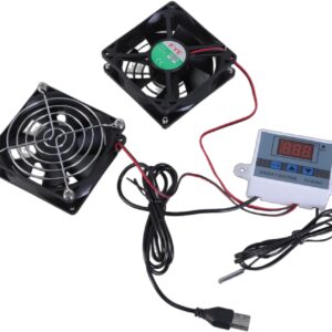 Ventilador USB 2,5W silencioso con termostato