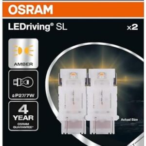 OSRAM LEDriving SL P27/7W Ámbar (2 uds) - LED para todoterreno