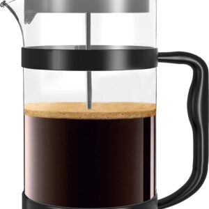 Cafetera de prensa francesa KICHLY 1L - Negro