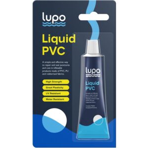 LUPO - Kit reparación inflables | Adhesivo PVC universal