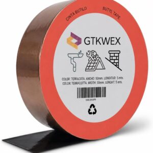 Cinta butilo impermeable 5x5m Terracota GTKWEX