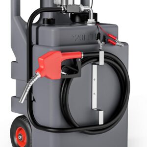 Tanque combustible WilTec 120 l con bomba 12 V y ruedas
