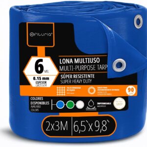 Lona Multiuso Impermeable OFITURIA 2x3 m - Azul
