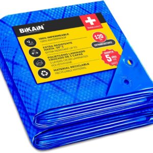 Bikain Lona Exterior 3x5m 70g/m² - Impermeable UV - Protección Total