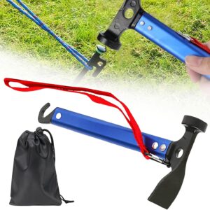 Martillo camping TOATELU 30,5 cm azul, multifunción aluminio