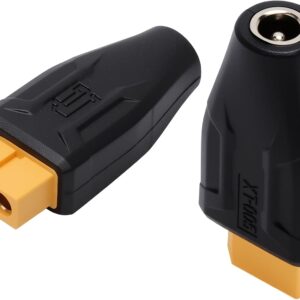 Adaptador XT60 TNSLAND 2 uds. 5,5x2,1 mm negro/amarillo