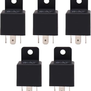 Relés 5 pines 12V 40A para coche y moto - 5 unidades