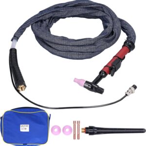 Antorcha TIG M16 QQ150 con cabeza flexible 3,7 m