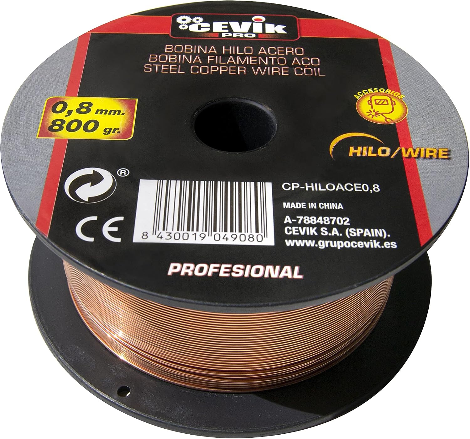 CEVIK PRO Hilo MIG Aluminio 0,8mm 0,5 kg