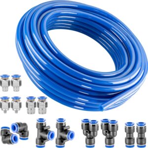 Manguera neumática PU Poppstar 5/8 mm 10 m + 8 conectores Air-Push