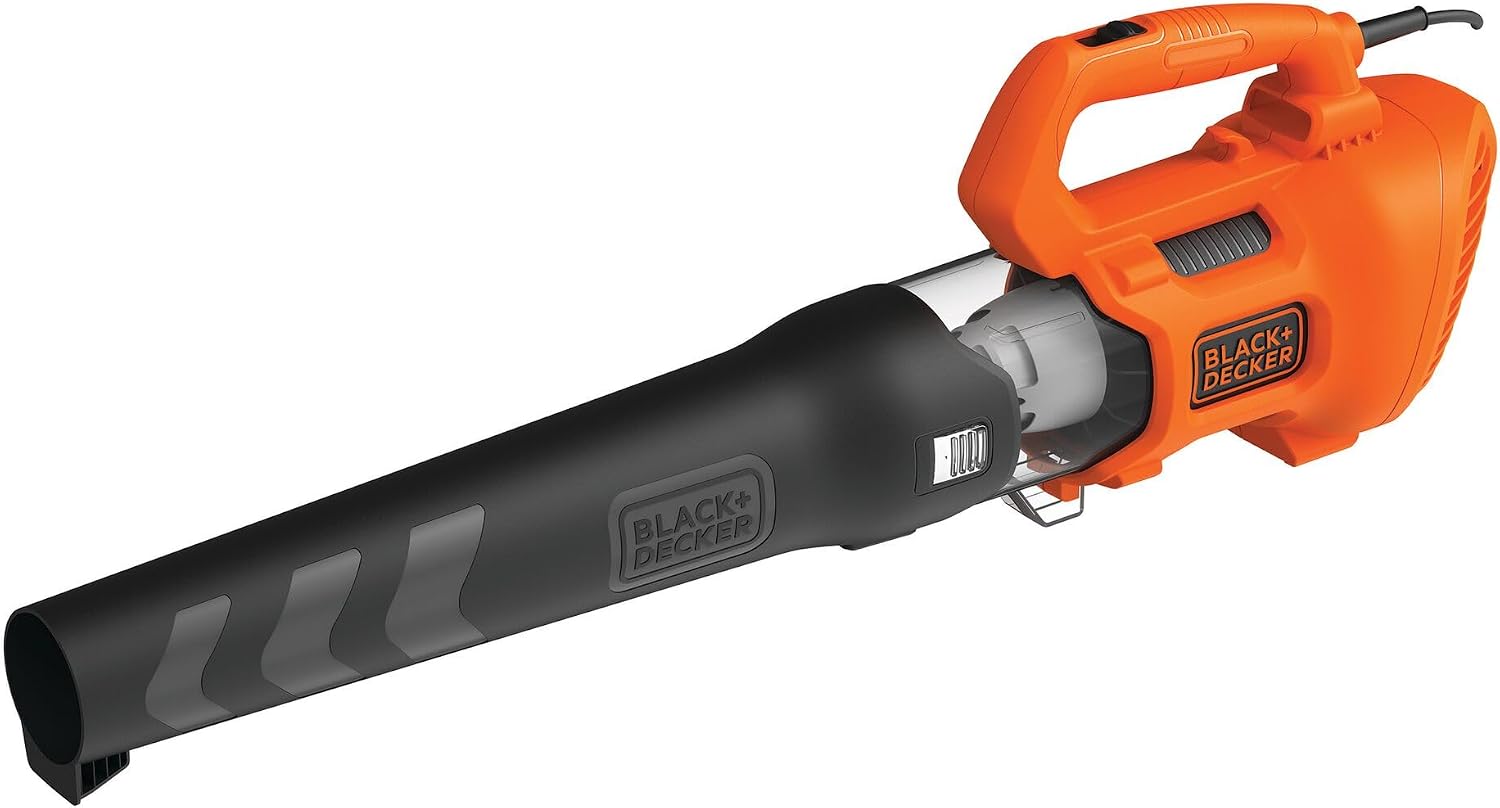 Soplador de hojas Black+Decker 1.850W, 225 km/h